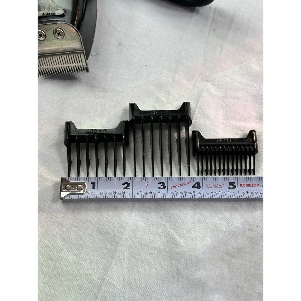 Vtg Oster Classic Clippers Model 151-04 A Marroon Corded Works